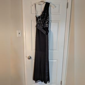 Navy blue, size4,Betsy Adam ball gown